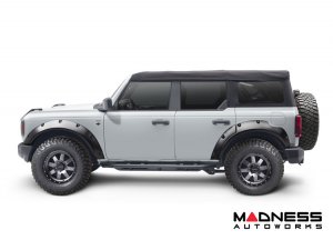 Ford Bronco Rock Sliders - 4 Door - Trailcrawler - Textured Black - Havoc 